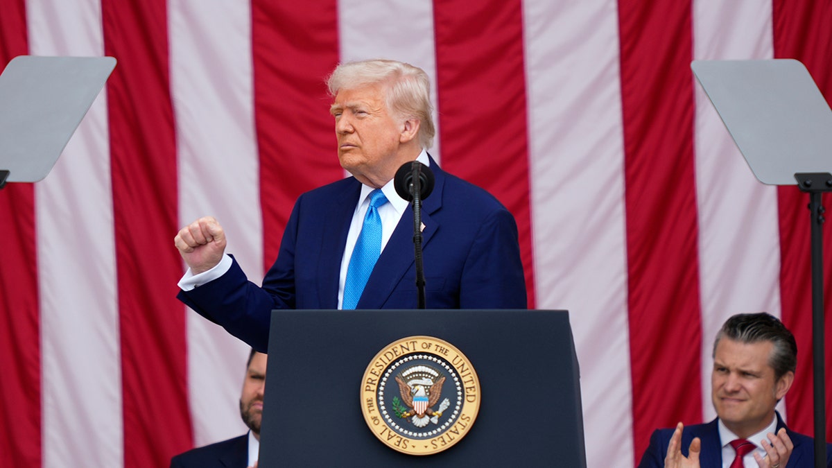 Trump Bombs Pist at Day Memorial address