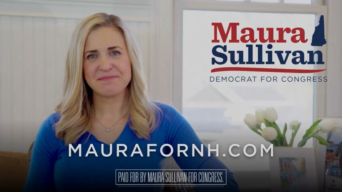 Democrat Maura Sullivan announces her candidacy for North -American in the first new Hampshire congressional district in a campaign launch video on April 10, 2025.