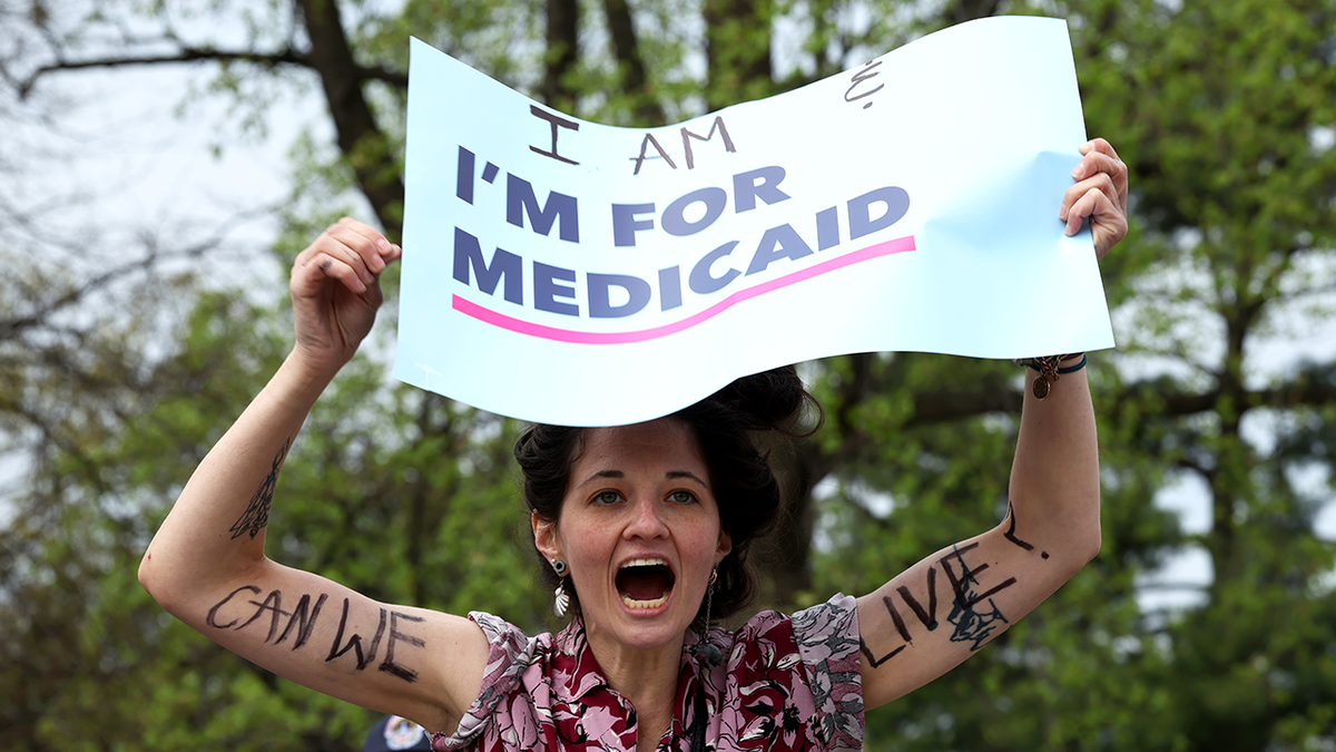 protester of medicaid