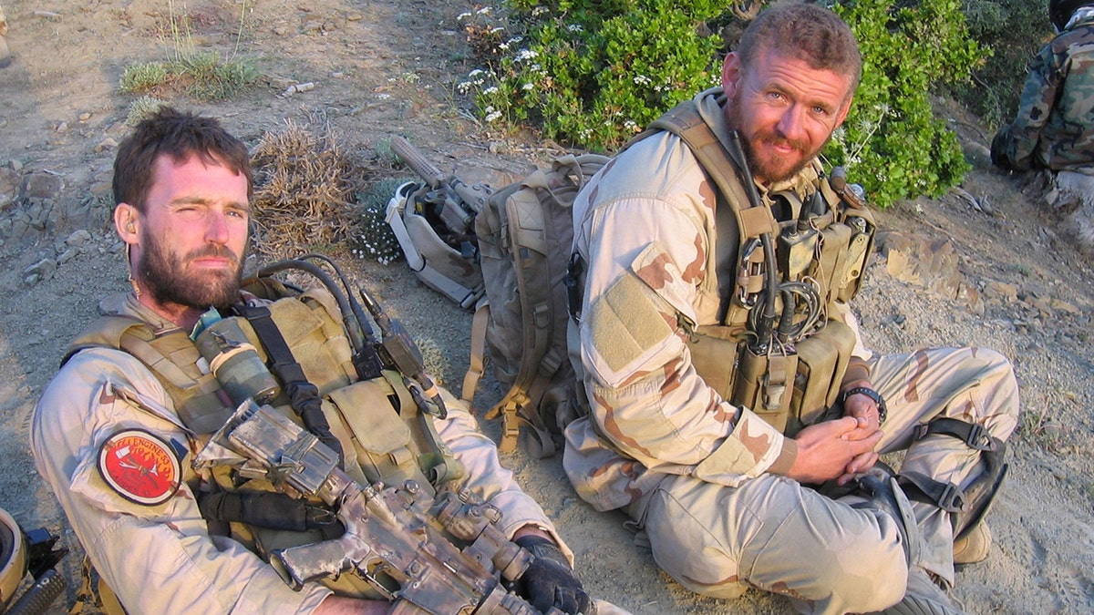 Seals Michael Murphy and Matthew Axelson in Afghanistan
