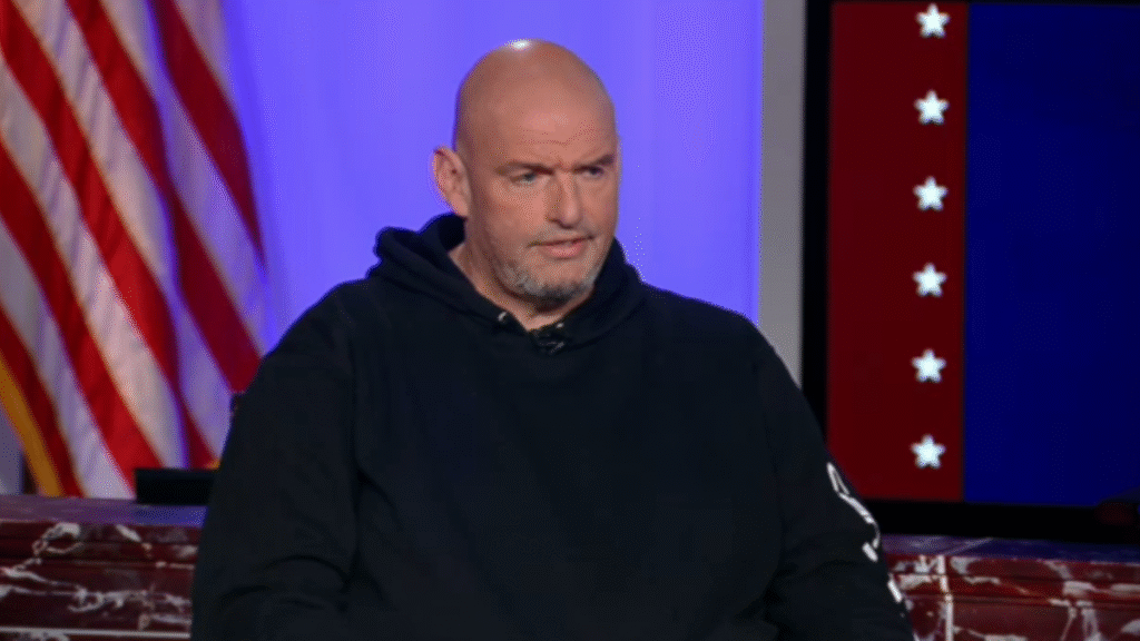 Fetterman challenge "punitive" punishment to break with the Democratic Party during bipartisan discussion