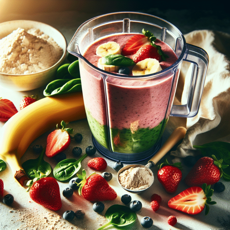 smoothie proteico com whey protein: a receita perfeita para pós-treino