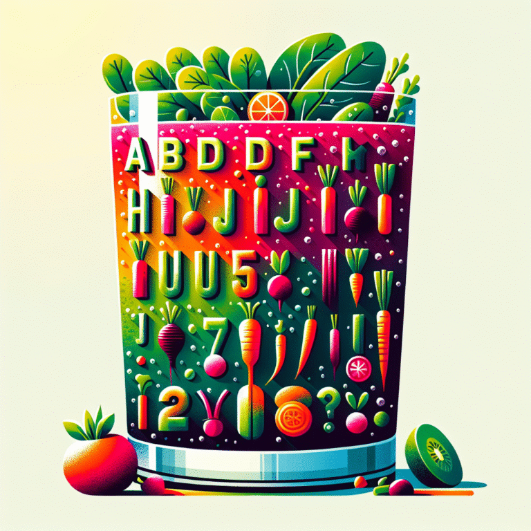 smoothie detox de vegetais: energia e saúde em um copo
