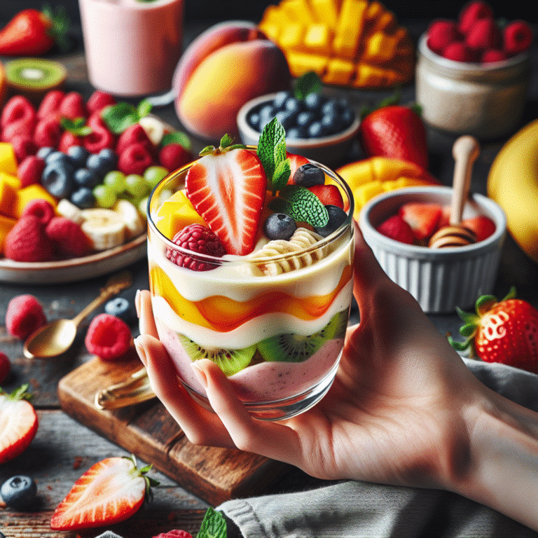 como fazer um smoothie de sobremesa com frutas