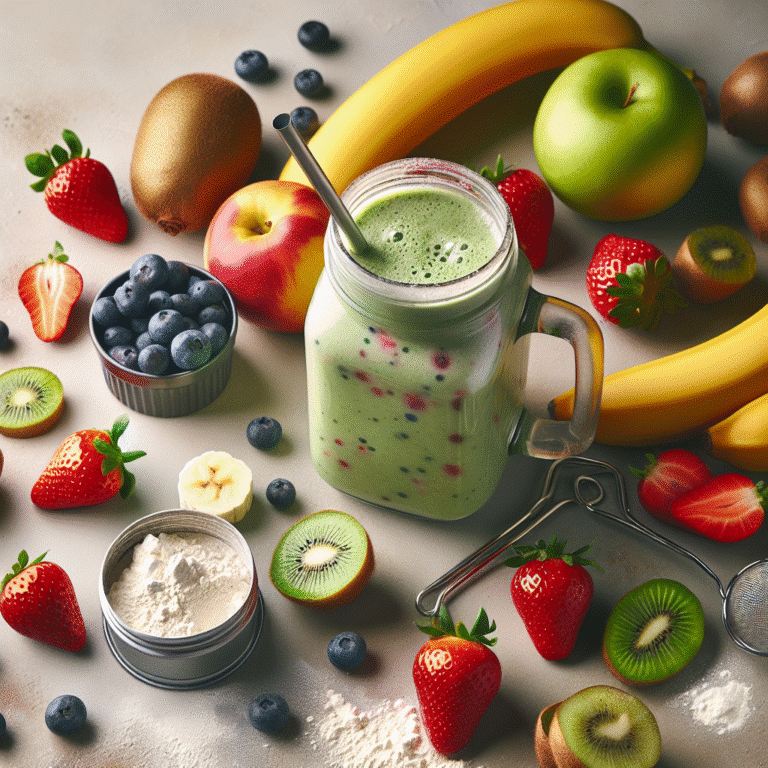 smoothie proteico com whey protein: a receita perfeita para pós-treino