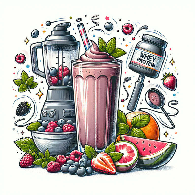 smoothie proteico com whey protein: receitas irresistíveis