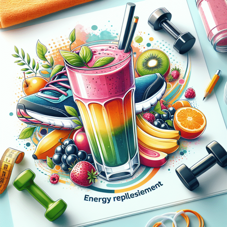 smoothie pós-treino rápido: reponha suas energias em minutos