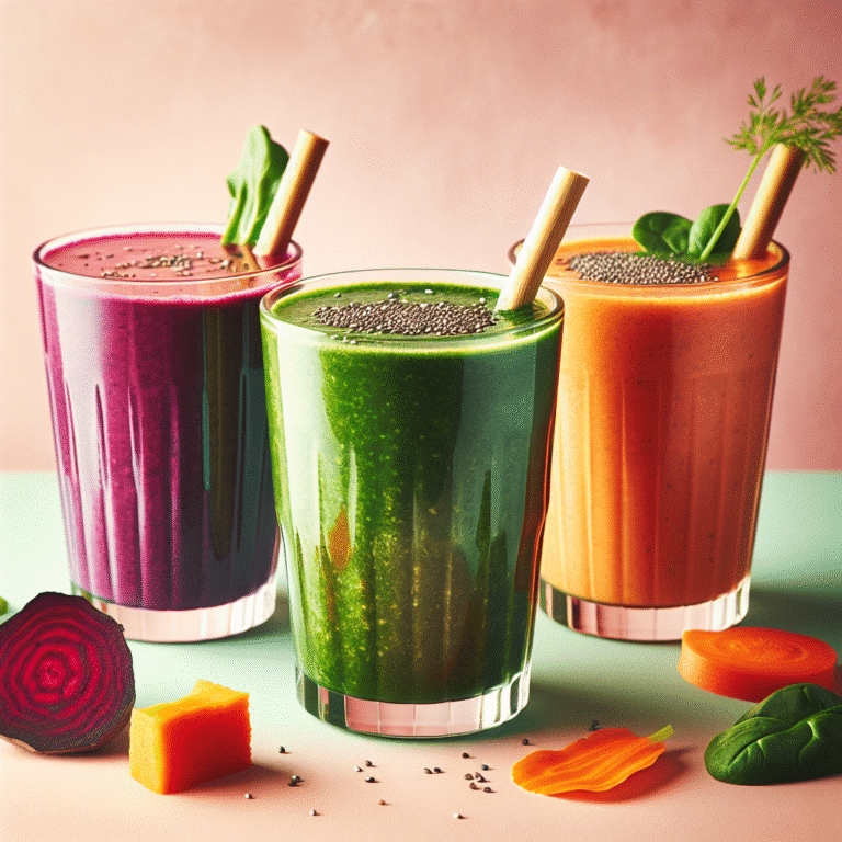 smoothie saudável com proteína vegetal: opções deliciosas