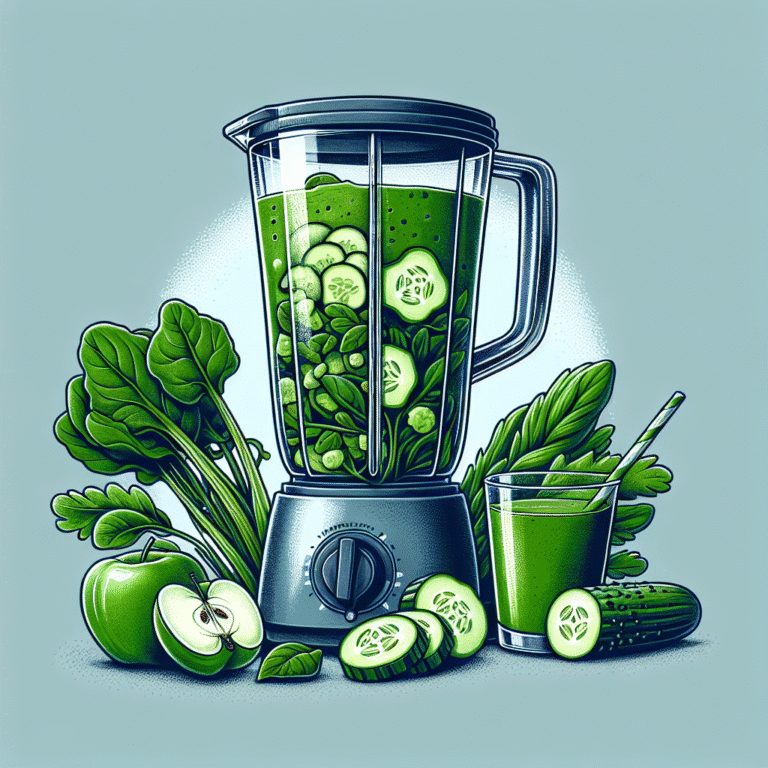 descubra como fazer um smoothie detox de vegetais